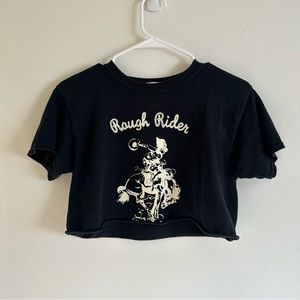 Cropped Brandy Melville Graphic Tee